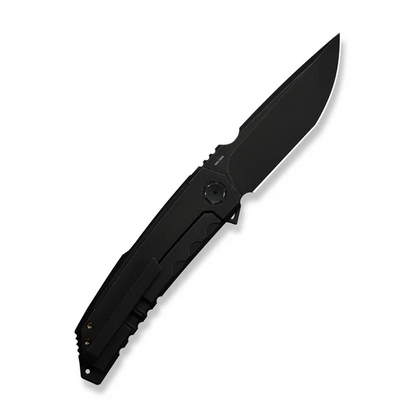 WE Knife Co., Ltd™ Capstan Frame Lock WE24047-1 Black Anodized 6AL4V Titanium M390 Stainless Steel Pocket Knife