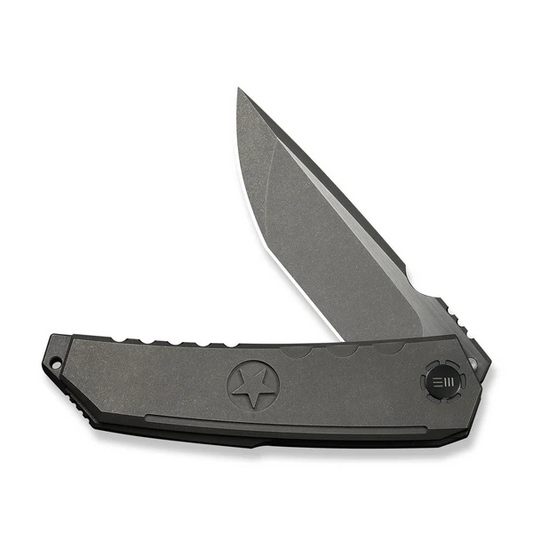WE Knife Co., Ltd™ Capstan Frame Lock WE24047-2 Gray 6AL4V Titanium M390 Stainless Steel Pocket Knife