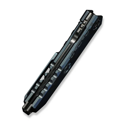 WE Knife Co., Ltd™ Capstan Frame Lock WE24047-3 Blue Terrain Camo Anodized 6AL4V Titanium M390 Stainless Steel Pocket Knife