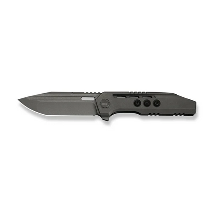 WE Knife Co., Ltd™ Gunwale Frame Lock WE24048-1 Gray Stonewash 6AL4V Titanium M390 Stainless Steel Pocket Knife
