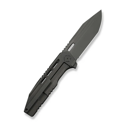 WE Knife Co., Ltd™ Gunwale Frame Lock WE24048-1 Gray Stonewash 6AL4V Titanium M390 Stainless Steel Pocket Knife