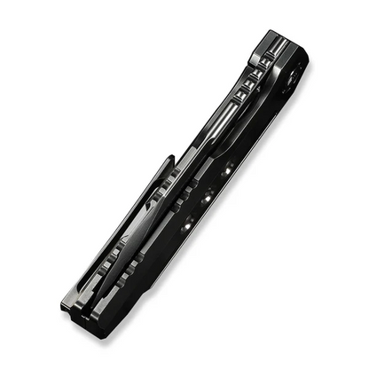 WE Knife Co., Ltd™ Gunwale Frame Lock WE24048-2 Polished Gray 6AL4V Titanium M390 Stainless Steel Pocket Knife