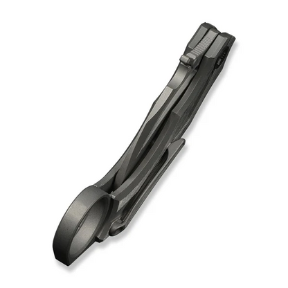 WE Knife Co., Ltd™ Cryonix Liner Lock Karambit WE24070-2 Satin & Gray Anodized 6AL4V Titanium M390 Stainless Steel Pocket Knife