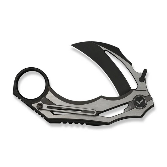 WE Knife Co., Ltd™ Cryonix Liner Lock Karambit WE24070-3 Satin & Bronze Anodized 6AL4V Titanium M390 Stainless Steel Pocket Knife