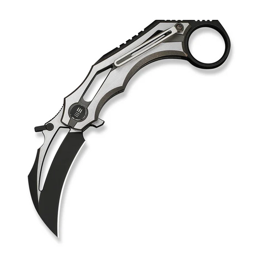 WE Knife Co., Ltd™ Cryonix Liner Lock Karambit WE24070-3 Satin & Bronze Anodized 6AL4V Titanium M390 Stainless Steel Pocket Knife