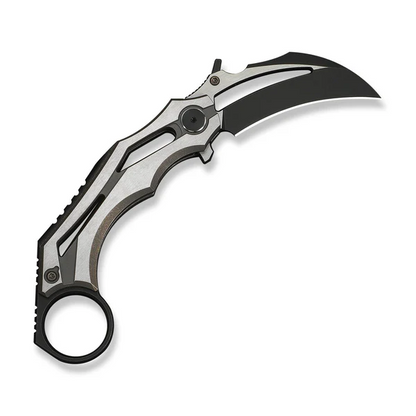 WE Knife Co., Ltd™ Cryonix Liner Lock Karambit WE24070-3 Satin & Bronze Anodized 6AL4V Titanium M390 Stainless Steel Pocket Knife