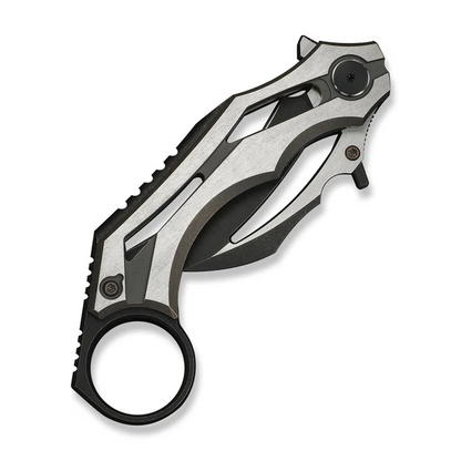 WE Knife Co., Ltd™ Cryonix Liner Lock Karambit WE24070-3 Satin & Bronze Anodized 6AL4V Titanium M390 Stainless Steel Pocket Knife