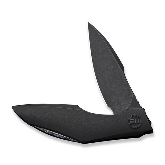WE Knife Co., Ltd™ Krait Snake Liner Lock WE24084-1 Black Anodized 6AL4V Titanium M390 Stainless Steel Pocket Knife