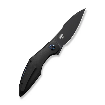 WE Knife Co., Ltd™ Krait Snake Liner Lock WE24084-1 Black Anodized 6AL4V Titanium M390 Stainless Steel Pocket Knife