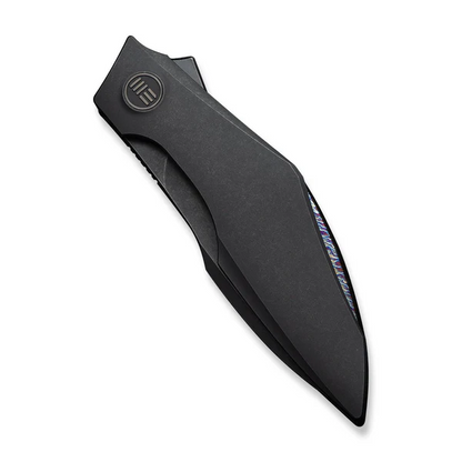 WE Knife Co., Ltd™ Krait Snake Liner Lock WE24084-1 Black Anodized 6AL4V Titanium M390 Stainless Steel Pocket Knife