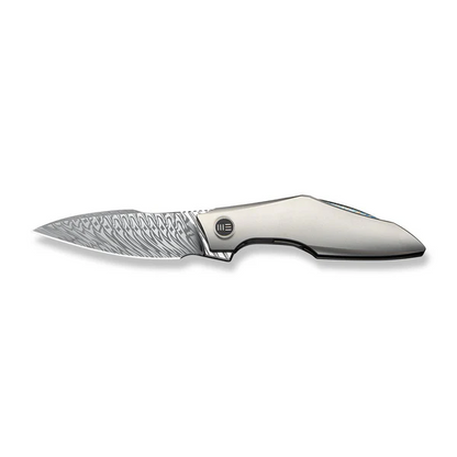 WE Knife Co., Ltd™ Krait Snake Liner Lock WE24084-DS1 6AL4V Titanium Damasteel Pocket Knife