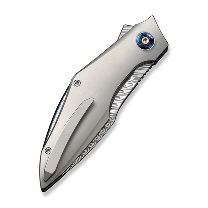 WE Knife Co., Ltd™ Krait Snake Liner Lock WE24084-DS1 6AL4V Titanium Damasteel Pocket Knife