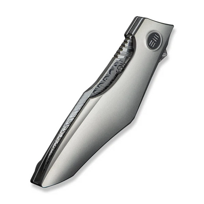 WE Knife Co., Ltd™ Krait Snake Liner Lock WE24084-DS1 6AL4V Titanium Damasteel Pocket Knife