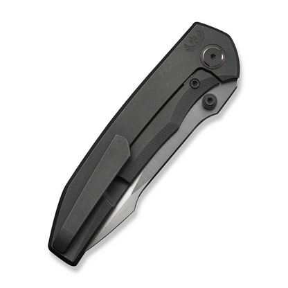WE Knife Co., Ltd™ Ryson Frame Lock WE24086-2 Dark Gray Anodized 6AL4V Titanium M390 Stainless Steel Pocket Knife