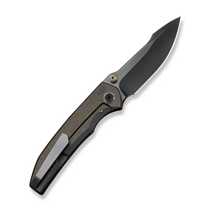 WE Knife Co., Ltd™ Ryson Frame Lock WE24086-3 Bronze Anodized 6AL4V Titanium M390 Stainless Steel Pocket Knife