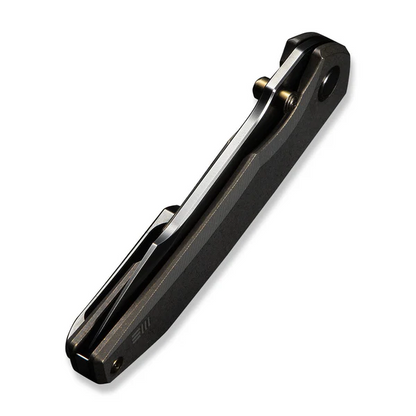 WE Knife Co., Ltd™ Ryson Frame Lock WE24086-3 Bronze Anodized 6AL4V Titanium M390 Stainless Steel Pocket Knife