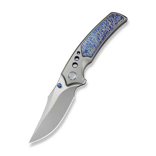 WE Knife Co., Ltd™ Skynix Frame Lock WE24087-2 Gray 6AL4V Titanium and Flamed 6AL4V Titanium M390 Stainless Steel Pocket Knife