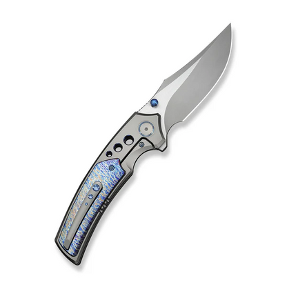 WE Knife Co., Ltd™ Skynix Frame Lock WE24087-2 Gray 6AL4V Titanium and Flamed 6AL4V Titanium M390 Stainless Steel Pocket Knife