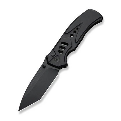 WE Knife Co., Ltd™ Zentron Button Lock WE24094-1 Black Anodized 6AL4V Titanium M390 Stainless Steel Pocket Knife