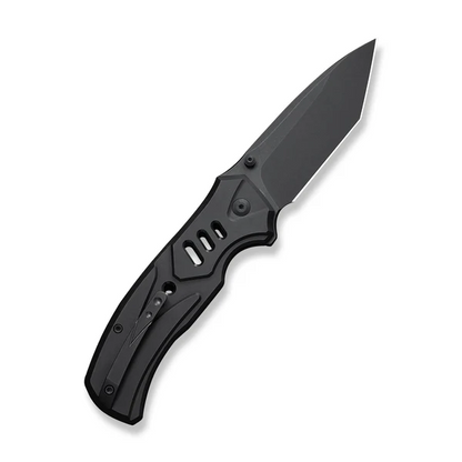 WE Knife Co., Ltd™ Zentron Button Lock WE24094-1 Black Anodized 6AL4V Titanium M390 Stainless Steel Pocket Knife