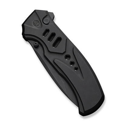 WE Knife Co., Ltd™ Zentron Button Lock WE24094-1 Black Anodized 6AL4V Titanium M390 Stainless Steel Pocket Knife
