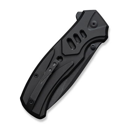 WE Knife Co., Ltd™ Zentron Button Lock WE24094-1 Black Anodized 6AL4V Titanium M390 Stainless Steel Pocket Knife