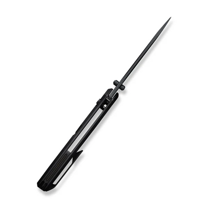 WE Knife Co., Ltd™ Zentron Button Lock WE24094-1 Black Anodized 6AL4V Titanium M390 Stainless Steel Pocket Knife