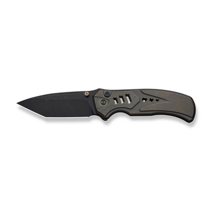 WE Knife Co., Ltd™ Zentron Button Lock WE24094-3 Bronze Anodized 6AL4V Titanium M390 Stainless Steel Pocket Knife