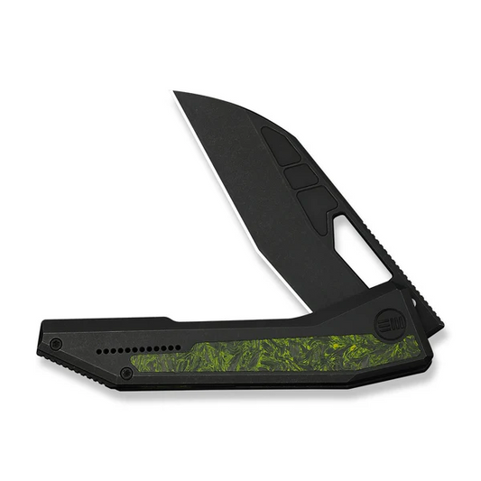 WE Knife Co., Ltd™ Inceptus Frame Lock WE25017-3 Black Anodized 6AL4V Titanium M390 Stainless Steel Pocket Knife