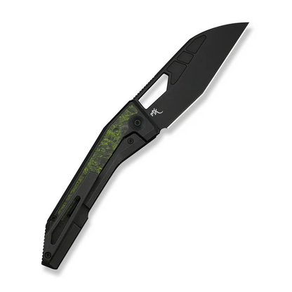 WE Knife Co., Ltd™ Inceptus Frame Lock WE25017-3 Black Anodized 6AL4V Titanium M390 Stainless Steel Pocket Knife