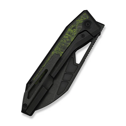 WE Knife Co., Ltd™ Inceptus Frame Lock WE25017-3 Black Anodized 6AL4V Titanium M390 Stainless Steel Pocket Knife