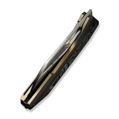 WE Knife Co., Ltd™ Inceptus Frame Lock WE25017-4 Champagne Anodized 6AL4V Titanium M390 Stainless Steel Pocket Knife