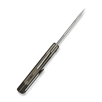 WE Knife Co., Ltd™ Inceptus Frame Lock WE25017-4 Champagne Anodized 6AL4V Titanium M390 Stainless Steel Pocket Knife