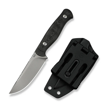WE Knife Co., Ltd™ Notchline Fixed Blade WE25047-1 Rose Carbon Fiber CPM S35VN Stainless Steel Knife