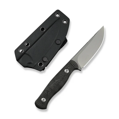 WE Knife Co., Ltd™ Notchline Fixed Blade WE25047-1 Rose Carbon Fiber CPM S35VN Stainless Steel Knife