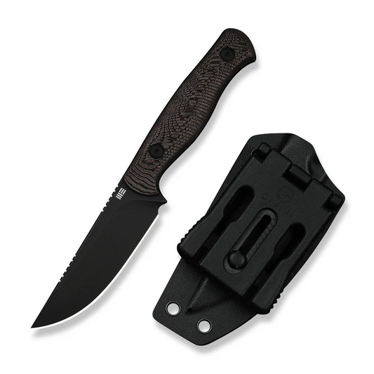 WE Knife Co., Ltd™ Notchline Fixed Blade WE25047-2 Copper Foil Carbon Fiber CPM S35VN Stainless Steel Knife