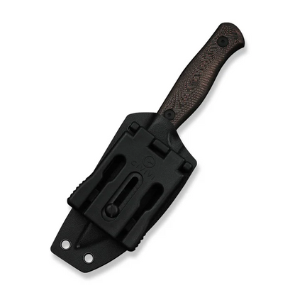 WE Knife Co., Ltd™ Notchline Fixed Blade WE25047-2 Copper Foil Carbon Fiber CPM S35VN Stainless Steel Knife
