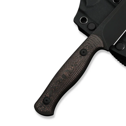 WE Knife Co., Ltd™ Notchline Fixed Blade WE25047-2 Copper Foil Carbon Fiber CPM S35VN Stainless Steel Knife