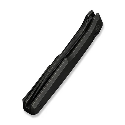 WE Knife Co., Ltd™ Dressytak Button Lock WE25059-1 Black Anodized 6AL4V Titanium M390 Stainless Steel Pocket Knife