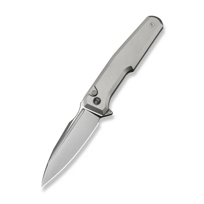 WE Knife Co., Ltd™ Dressytak Button Lock WE25059-2 Gray 6AL4V Titanium M390 Stainless Steel Pocket Knife