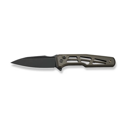 WE Knife Co., Ltd™ Dressytak Button Lock WE25059B-1 Bronze Anodized 6AL4V Titanium M390 Stainless Steel Pocket Knife