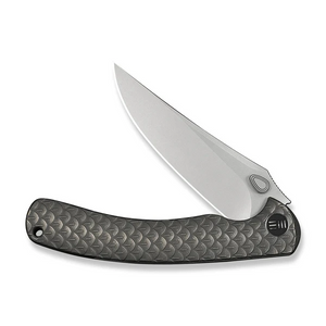 WE Knife Co., Ltd™ Dracarys Frame Lock WE25061B-1 Gray 6AL4V Titanium M390 Stainless Steel Pocket Knife