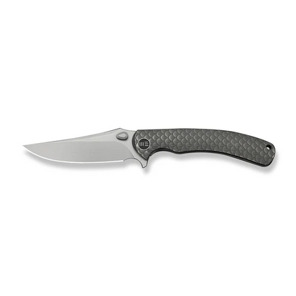 WE Knife Co., Ltd™ Dracarys Frame Lock WE25061B-1 Gray 6AL4V Titanium M390 Stainless Steel Pocket Knife
