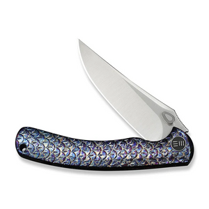 WE Knife Co., Ltd™ Dracarys Frame Lock WE25061B-3 Flamed 6AL4V Titanium M390 Stainless Steel Pocket Knife