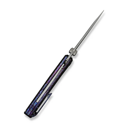 WE Knife Co., Ltd™ Dracarys Frame Lock WE25061B-3 Flamed 6AL4V Titanium M390 Stainless Steel Pocket Knife