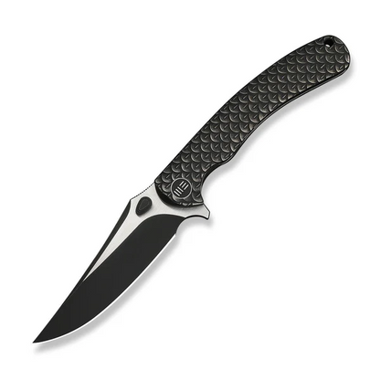 WE Knife Co., Ltd™ Dracarys Frame Lock WE25061B-5 Black 6AL4V Titanium M390 Stainless Steel Pocket Knife