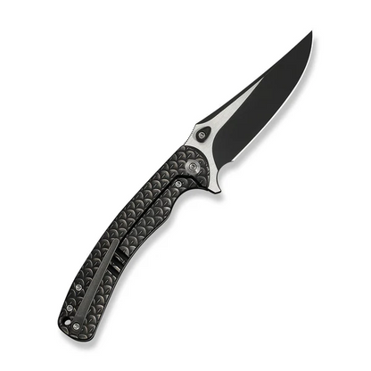 WE Knife Co., Ltd™ Dracarys Frame Lock WE25061B-5 Black 6AL4V Titanium M390 Stainless Steel Pocket Knife