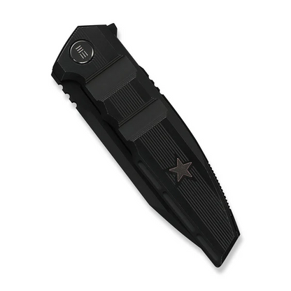 WE Knife Co., Ltd™ Breach Frame Lock WE25077-2 Black Anodized 6AL4V Titanium M390 Stainless Steel Pocket Knife