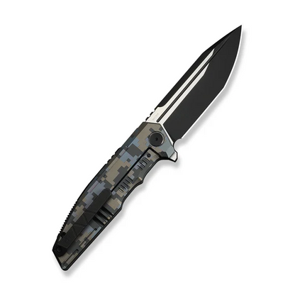 WE Knife Co., Ltd™ Breach Frame Lock WE25077-3 Pixel Camo 6AL4V Titanium M390 Stainless Steel Pocket Knife