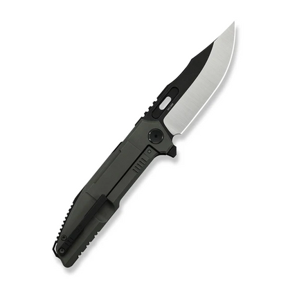 WE Knife Co., Ltd™ Barracks Frame Lock WE25078-1 Dark Olive Anodized 6AL4V Titanium M390 Stainless Steel Pocket Knife